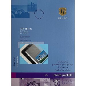 Henzo Photo Bags 4 fotos 13x18 cm blanco Paquete de 10 hojas