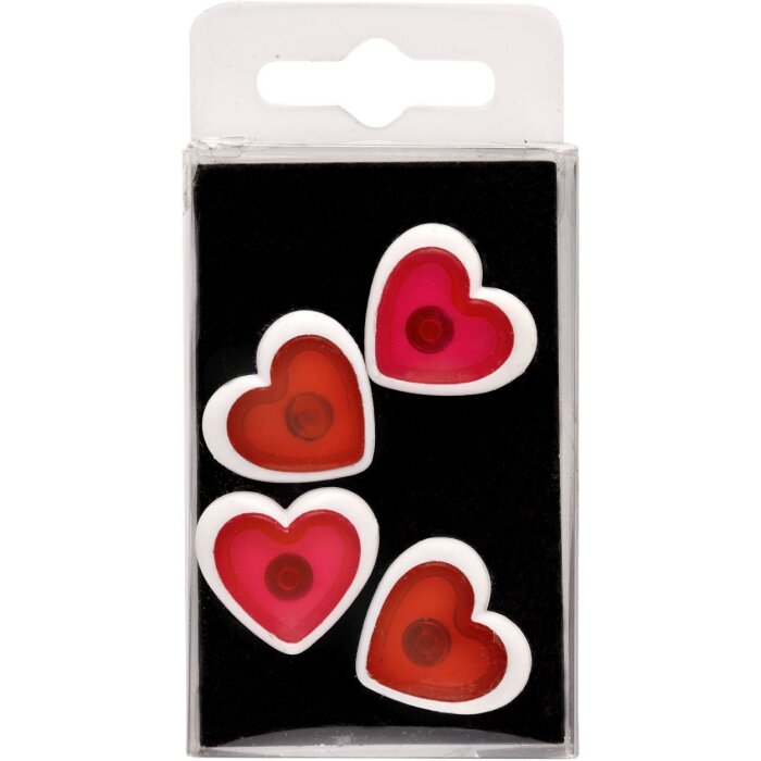Ceanothe 4 Imanes en forma de corazón