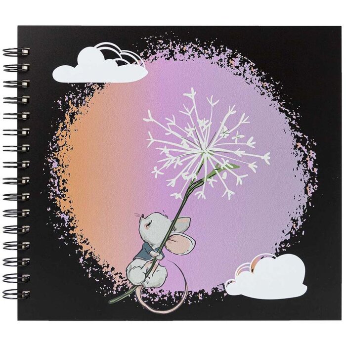 Álbum espiral Panodia Souris 23,2x27,5 cm 60 páginas blancas