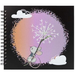 Álbum espiral Panodia Souris 23,2x27,5 cm 60 páginas blancas