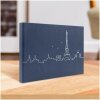 Álbum de fotos Panodia Lineart París azul 34x23 cm 60 páginas negras