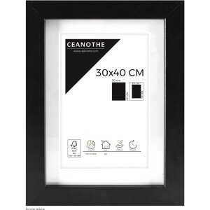 Ceanothe Marco Oslo con Passepartout 30x40 cm negro