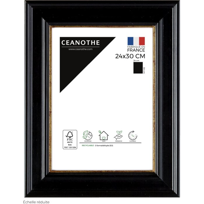 Ceanothe Marco Gaia 24x30 cm negro-oro