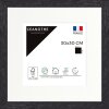 Ceanothe Marco de Madera Karma 30x30 cm Negro con Passepartout