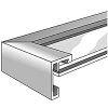 Marco ignífugo Nielsen C2 estructura plata mate 21x30 cm