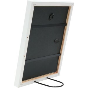 Marco de fotos de madera Deknudt S43AK1 Blanco 29,7x42 cm para certificados A3
