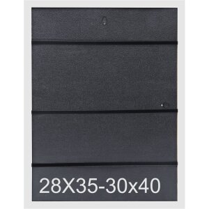 Marco de fotos de madera Deknudt S43AK1 Blanco 29,7x42 cm para certificados A3