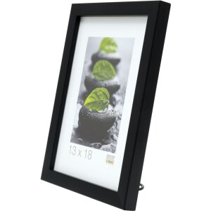 Marco de madera Deknudt S43AK2 negro 21x29,7 cm marco para certificado A4