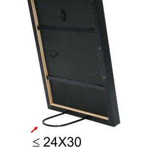 Marco de fotos de madera Deknudt S43AK2 negro 29,7x42 cm