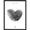 Marco de fotos de madera Deknudt S43AK2 negro 29,7x42 cm