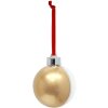 Bola de Navidad Deknudt Photo S66FJ3 dorada 7,6 x7,6 cm