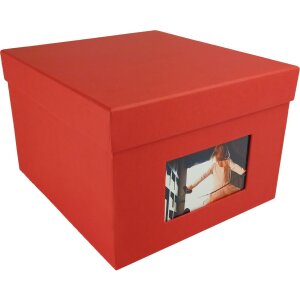 HNFD Caja de Fotos XL Kandra 700 fotos 15x20 cm tomate acanalado