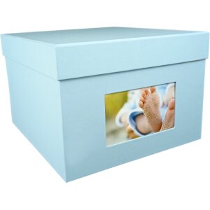 HNFD XL Photo Box Kandra 700 fotos 15x20 cm aqua acanalado