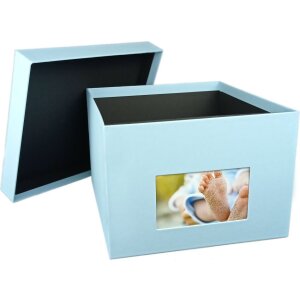 HNFD XL Photo Box Kandra 700 fotos 15x20 cm aqua acanalado