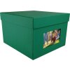 HNFD Caja de fotos XL Kandra 700 fotos 15x20 cm abeto verde acanalado