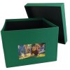 HNFD Caja de fotos XL Kandra 700 fotos 15x20 cm abeto verde acanalado
