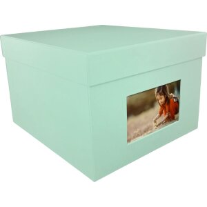 HNFD XL Caja de Fotos Kandra 700 fotos 15x20 cm menta acanalada