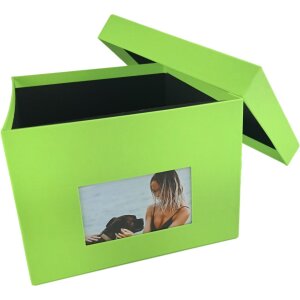 HNFD XL Caja de Fotos Kandra 700 fotos 15x20 cm manzana acanalada
