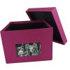 HNFD Caja de Fotos XL Kandra 700 fotos 15x20 cm amarena acanalada