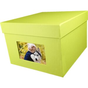 HNFD XL Caja de Fotos Kandra 700 fotos 15x20 cm acanalado...