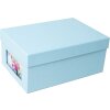 HNFD Caja para fotos Kandra aqua acanalada 700 fotos 10x15 cm