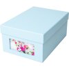 HNFD Caja para fotos Kandra aqua acanalada 700 fotos 10x15 cm