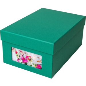 HNFD Caja para fotos Kandra abeto verde acanalada 700...