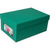 HNFD Caja para fotos Kandra abeto verde acanalada 700 fotos 10x15 cm