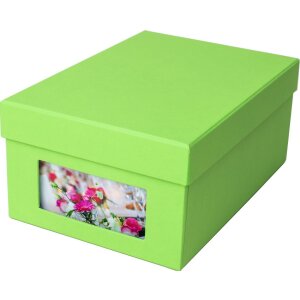 HNFD Caja para fotos Kandra manzana acanalada 700 fotos...