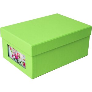 HNFD Caja para fotos Kandra manzana acanalada 700 fotos 10x15 cm