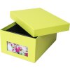 HNFD Caja de fotos Kandra verde mayo acanalada 700 fotos 10x15 cm