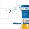 Etiquetas HERMA de inyección de tinta resistentes a la intemperie A4, 97,0 x 42,3 mm, blancas, adhesivo permanente