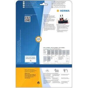Etiquetas para botellas HERMA A4, 90 x 120 mm papel brillante blanco adhesivo permanente