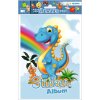 HERMA Libro de recortes de pegatinas para niños, A5, "Dinos" (16 páginas, en blanco)