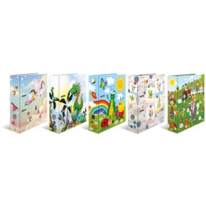 Carpeta motivo HERMA A4 jardín de infancia - dinos