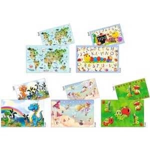Almohadilla de escritorio HERMA 550 x 350 mm, mapamundi