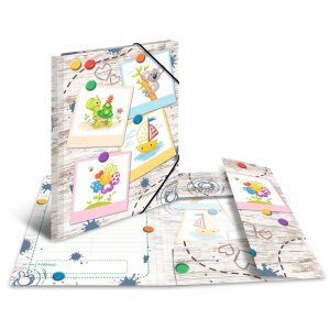 Carpeta HERMA A4 cartón caja de arena amigos