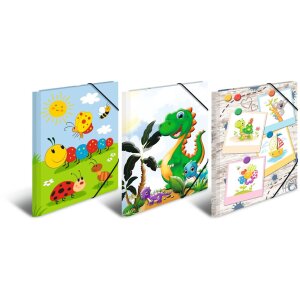 Carpeta HERMA A4 cartón caja de arena amigos