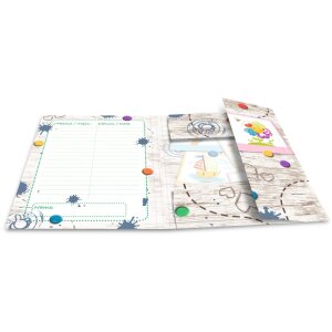 Carpeta HERMA A4 cartón caja de arena amigos