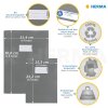 Papel protector de folletos HERMA A4 blanco