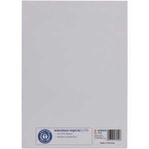 Papel protector de folletos HERMA A5 blanco
