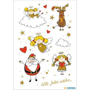 Pegatina HERMA Pegatina Navidad Angel Adele