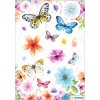 HERMA Pegatinas de papel metalizado con purpurina Flower Paradise