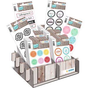 HERMA Sticker HOME "Diviértete con ella", reluciente