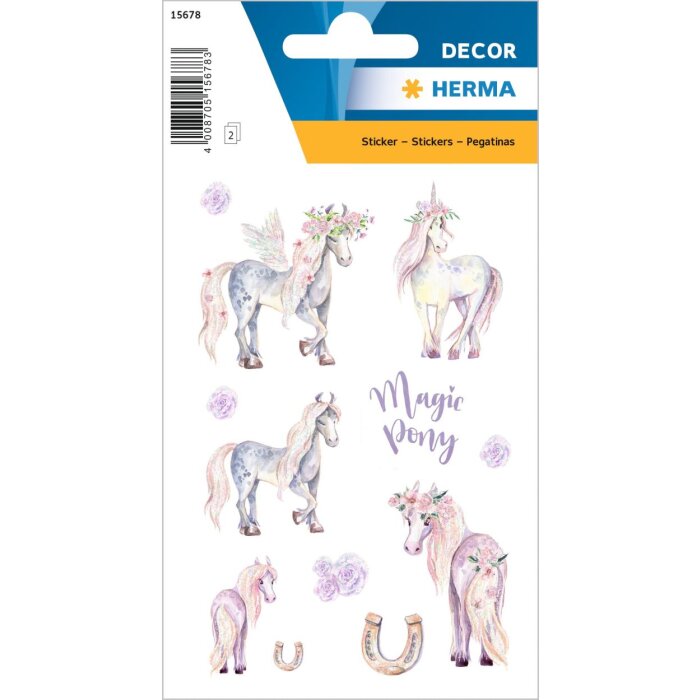HERMA Pegatina Pony Mágico