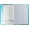 Funda para archivador HERMA Transparente PLUS A4 turquesa