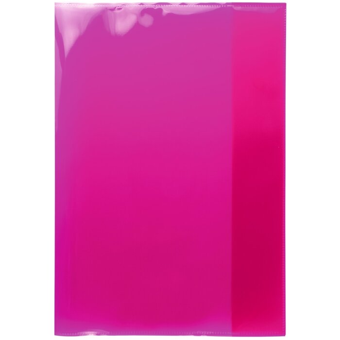 HERMA Funda transparente PLUS A4 rosa