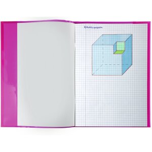 HERMA Funda transparente PLUS A4 rosa