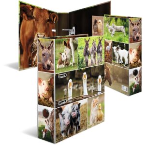 Carpeta con motivos HERMA A4 Animales - animales de granja
