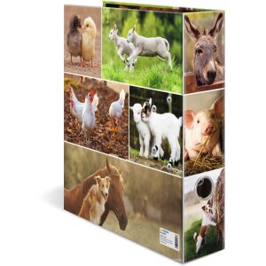 Carpeta con motivos HERMA A4 Animales - animales de granja